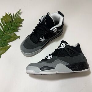 Jordan 4 Retro “Fear” Sneakers - Kids Size 13C